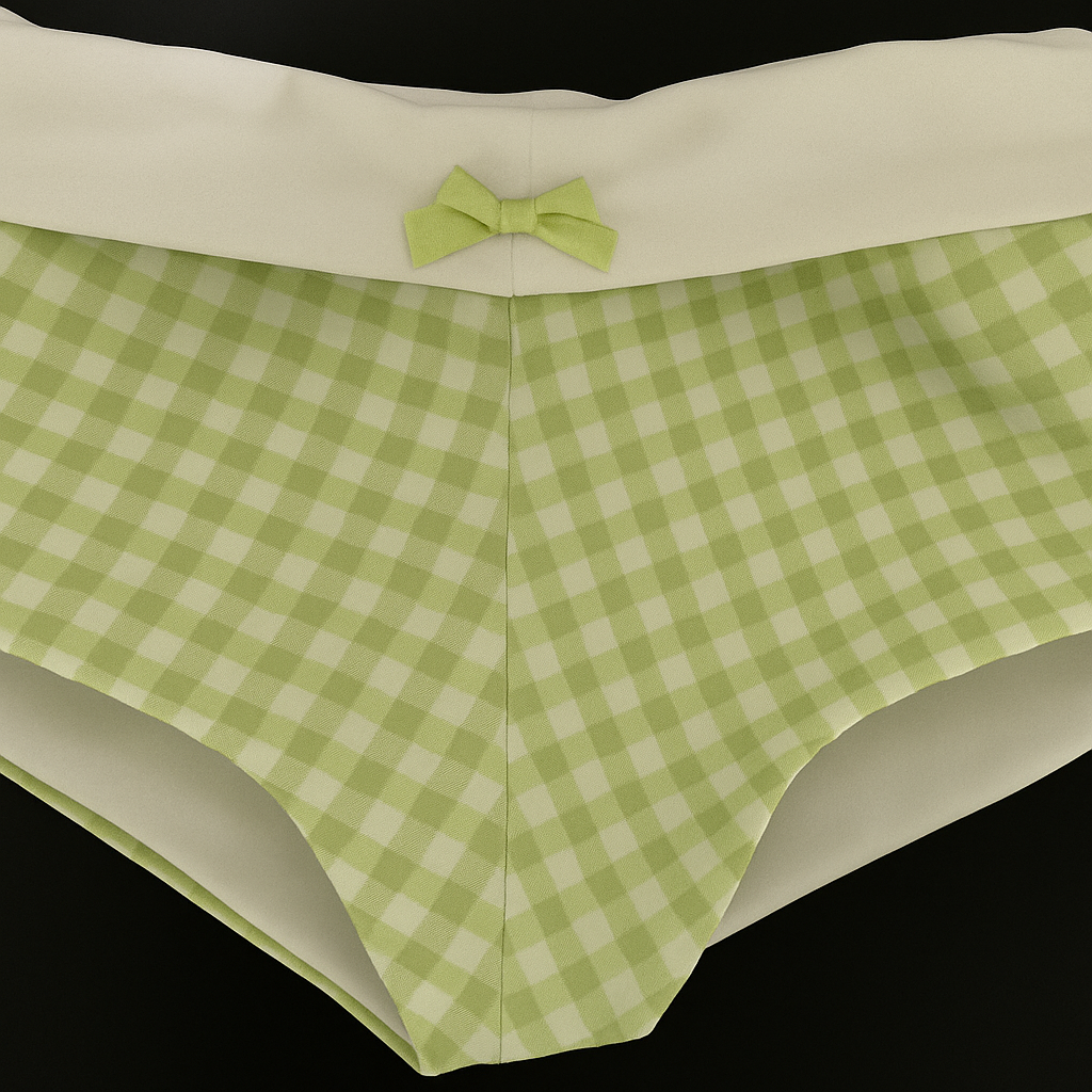 Gingham style shorts